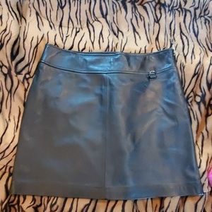 Leather skirt